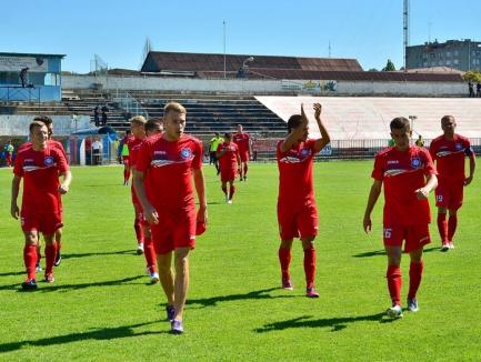 FC Bihor a învins la Arad şi a scăpat de retrogradare